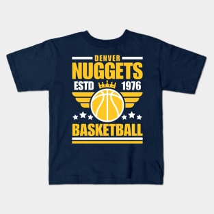 Denver Nuggets 1976 Basketball Retro Kids T-Shirt